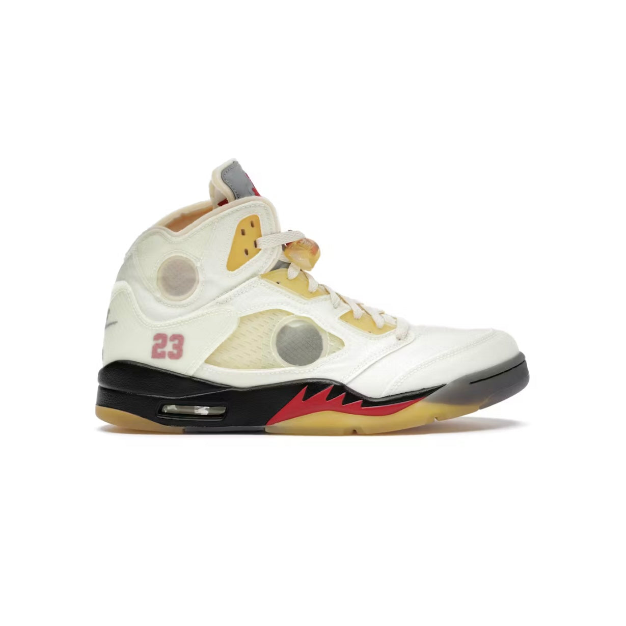 NIKE JORDAN 5 OFFWHITE 'SAIL’