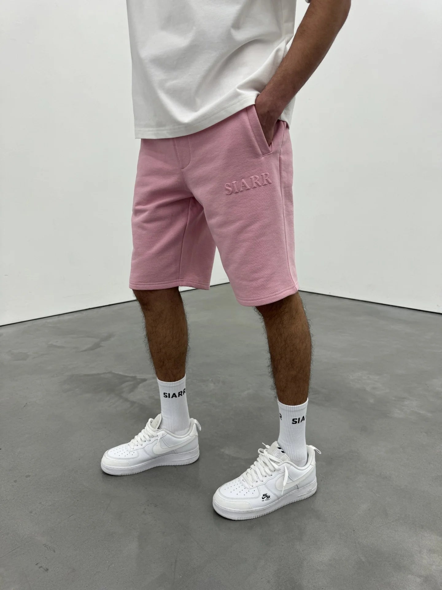 Siarr Puff Shorts Pink