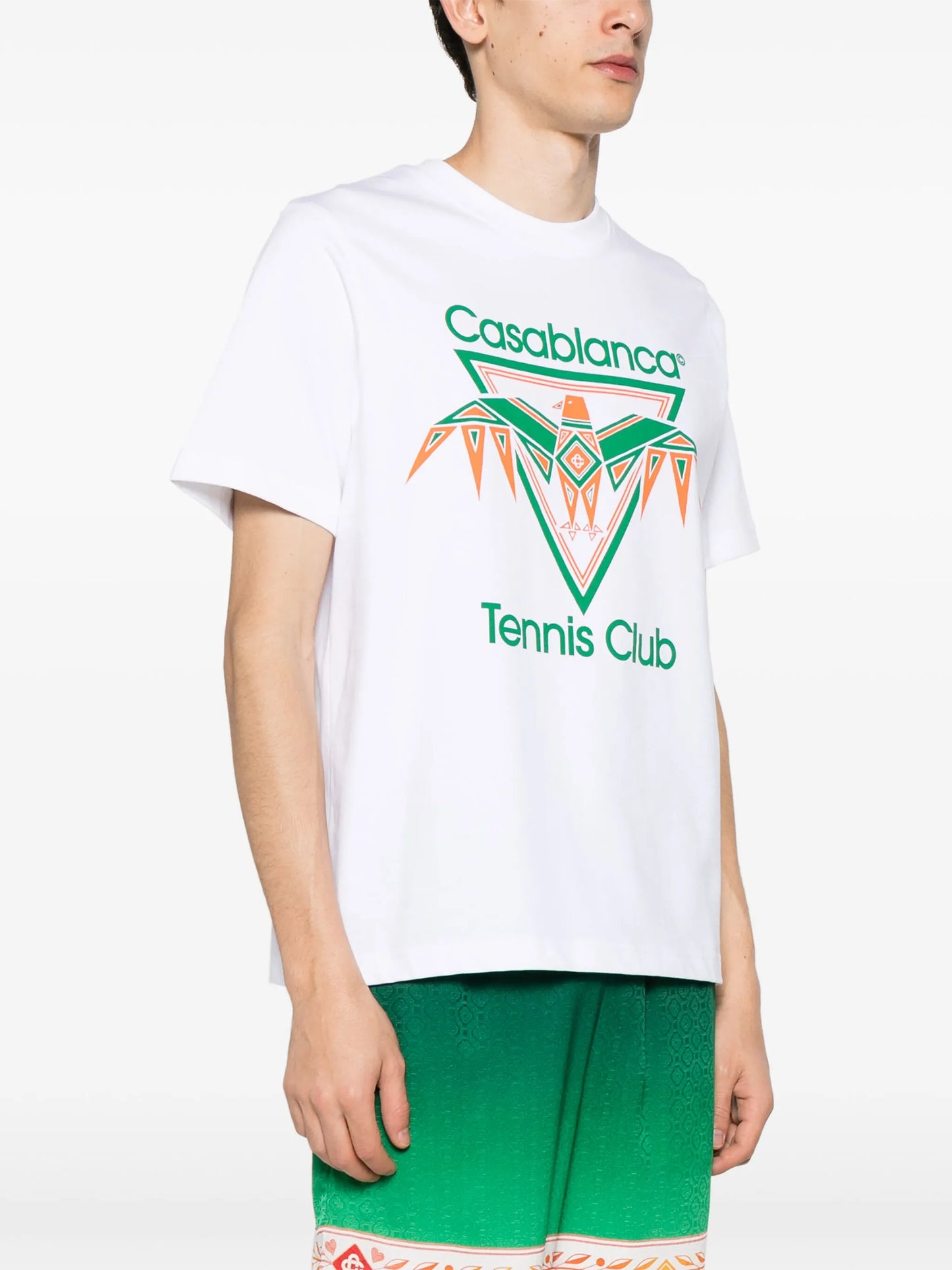 Casablanca Playful Eagle Tee White