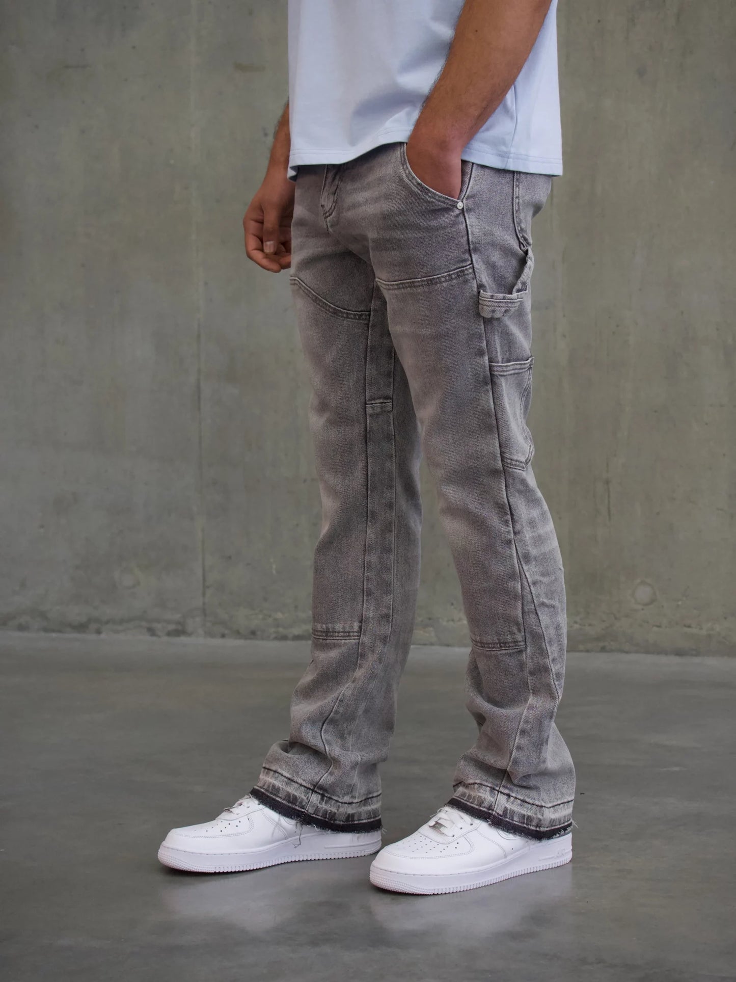 Siarr Carpenter Jeans Light Grey
