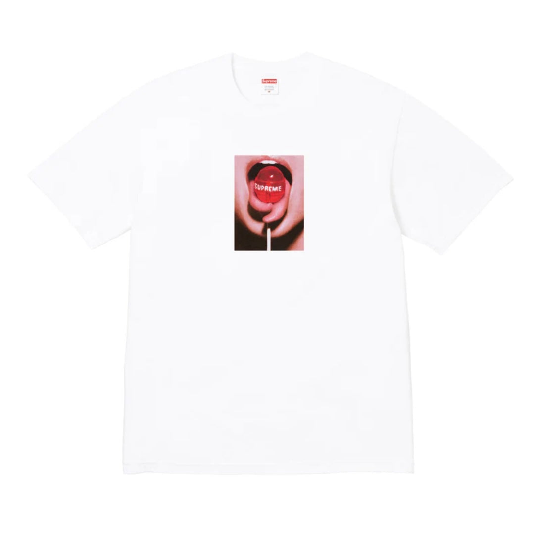 SUPREME LOLLIPOP TEE WHITE
