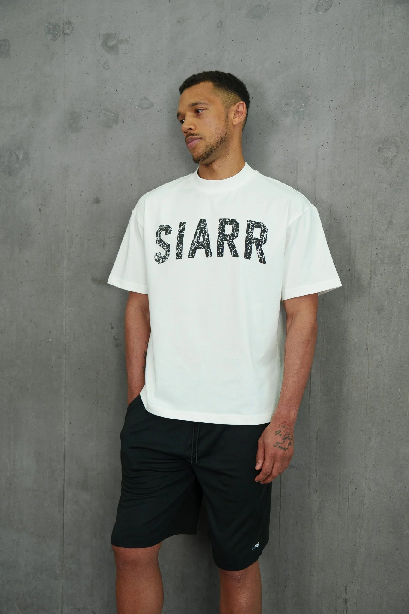 Siarr Mesh Shorts Black