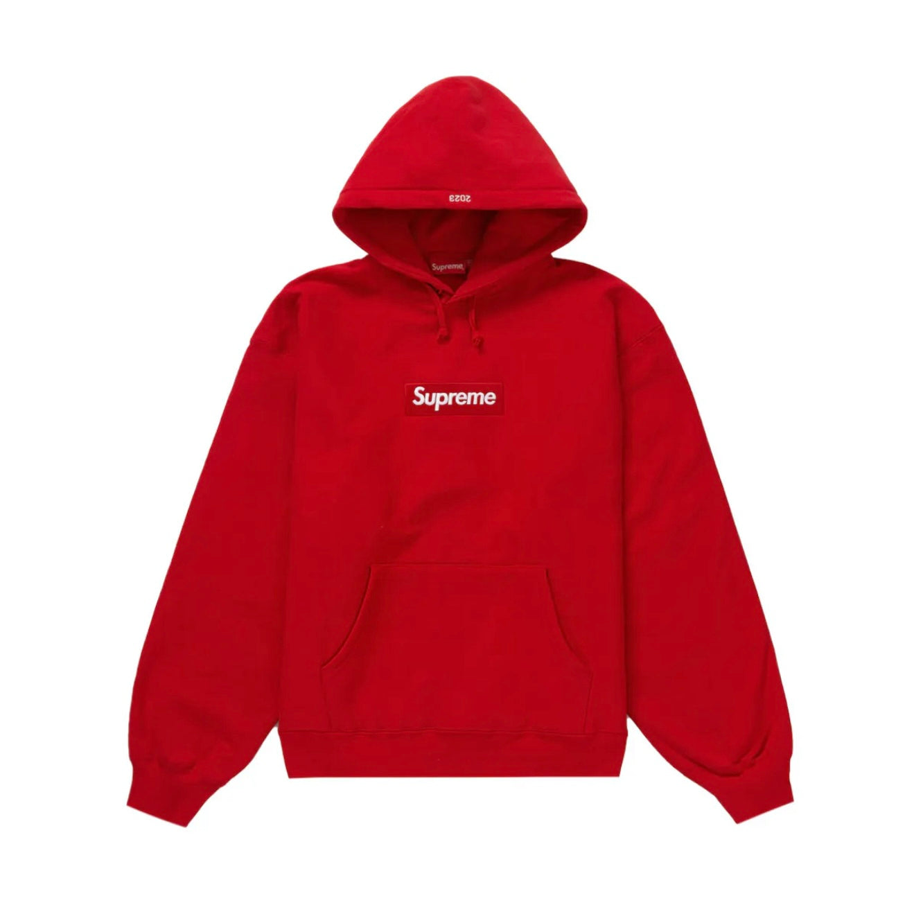 SUPREME BOX LOGO HOODIE RED