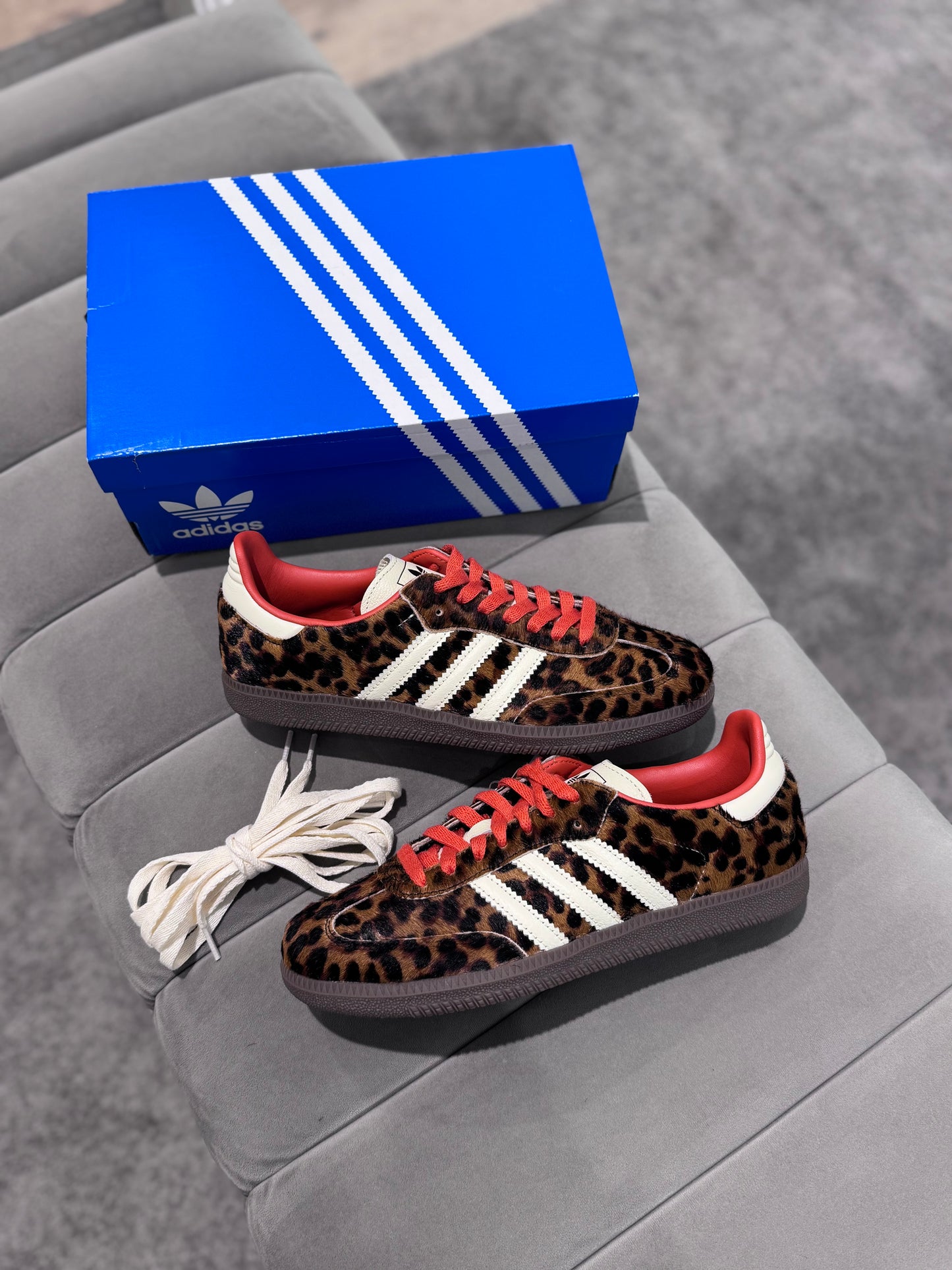 Adidas Samba OG Leopard Preloved Red W