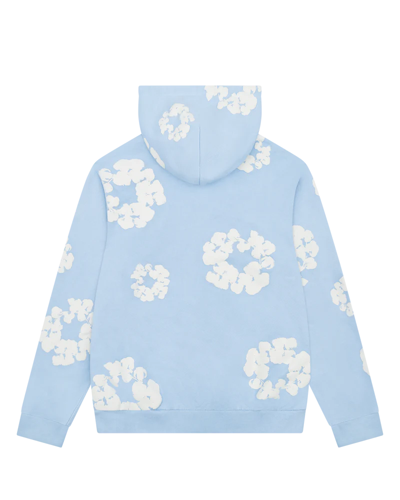 DENIM TEARS WREATH HOODIE POWDER BLUE