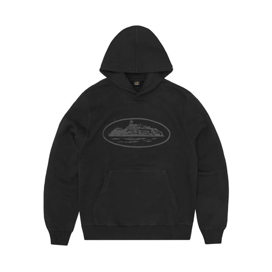 CORTEIZ ALCATRAZ HOODIE BLACK / BLACK