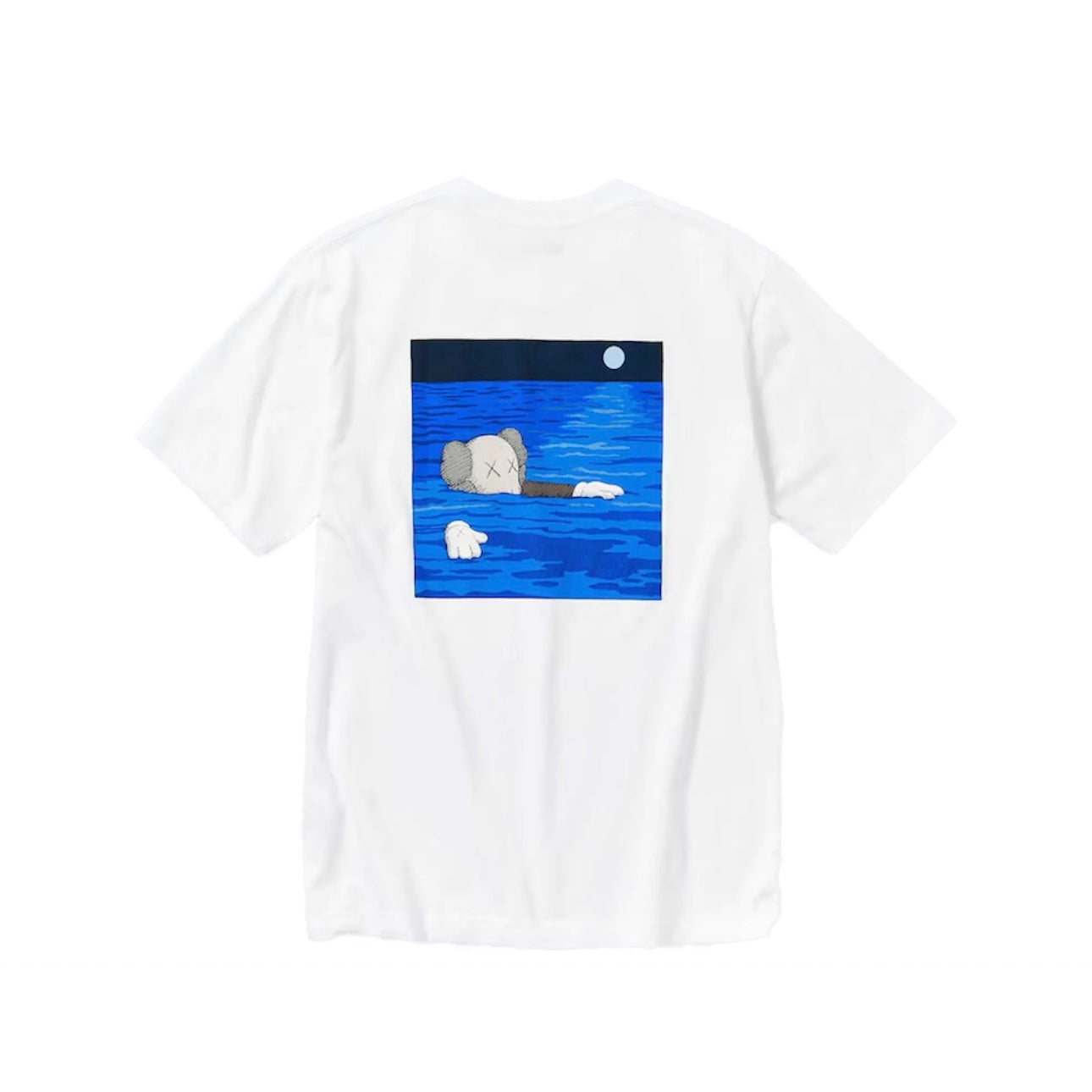 KAWS x UNIQLO WHITE/BLUE TEE