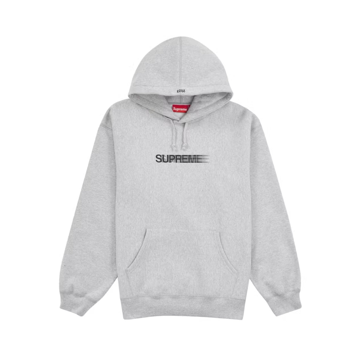 Supreme Motion Logo Hoodie Heather Grey (SS23)