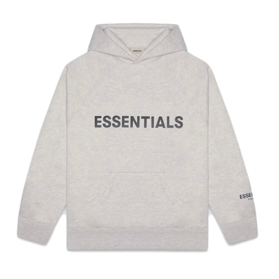 ESSENTIALS AW20 HOODIE 'LIGHT HEATHER OATMEAL’