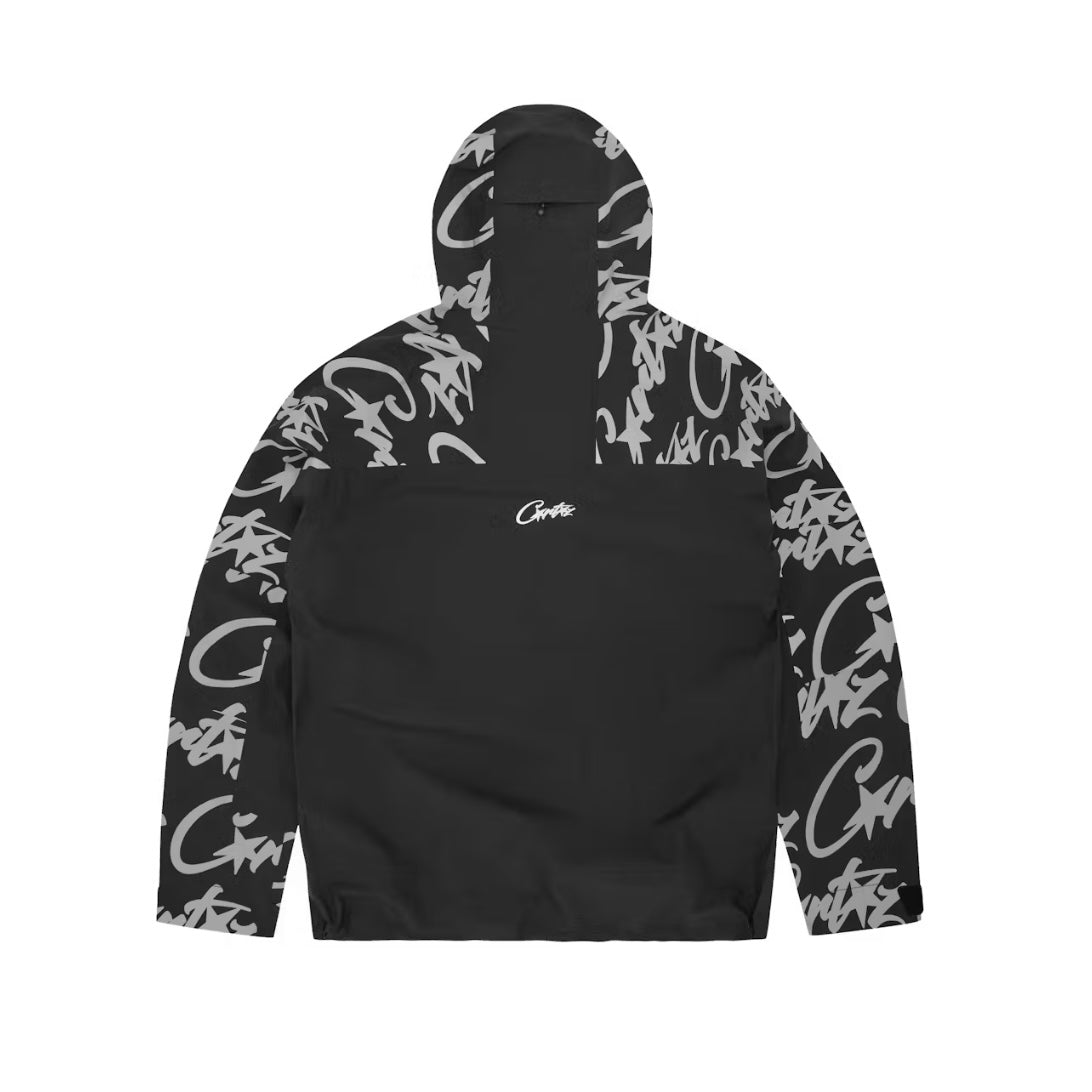 CORTEIZ ELITEWORK REFLECTIVE SHELL JACKET BLACK