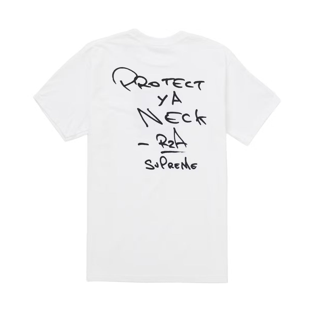 SUPREME WU TANG CLAN RZA TEE WHITE