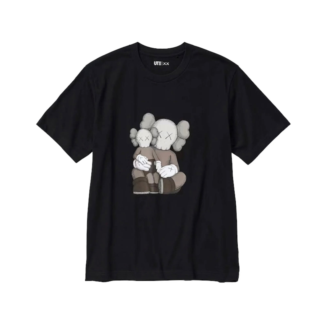 KAWS x UNIQLO BLACK/GREY TEE