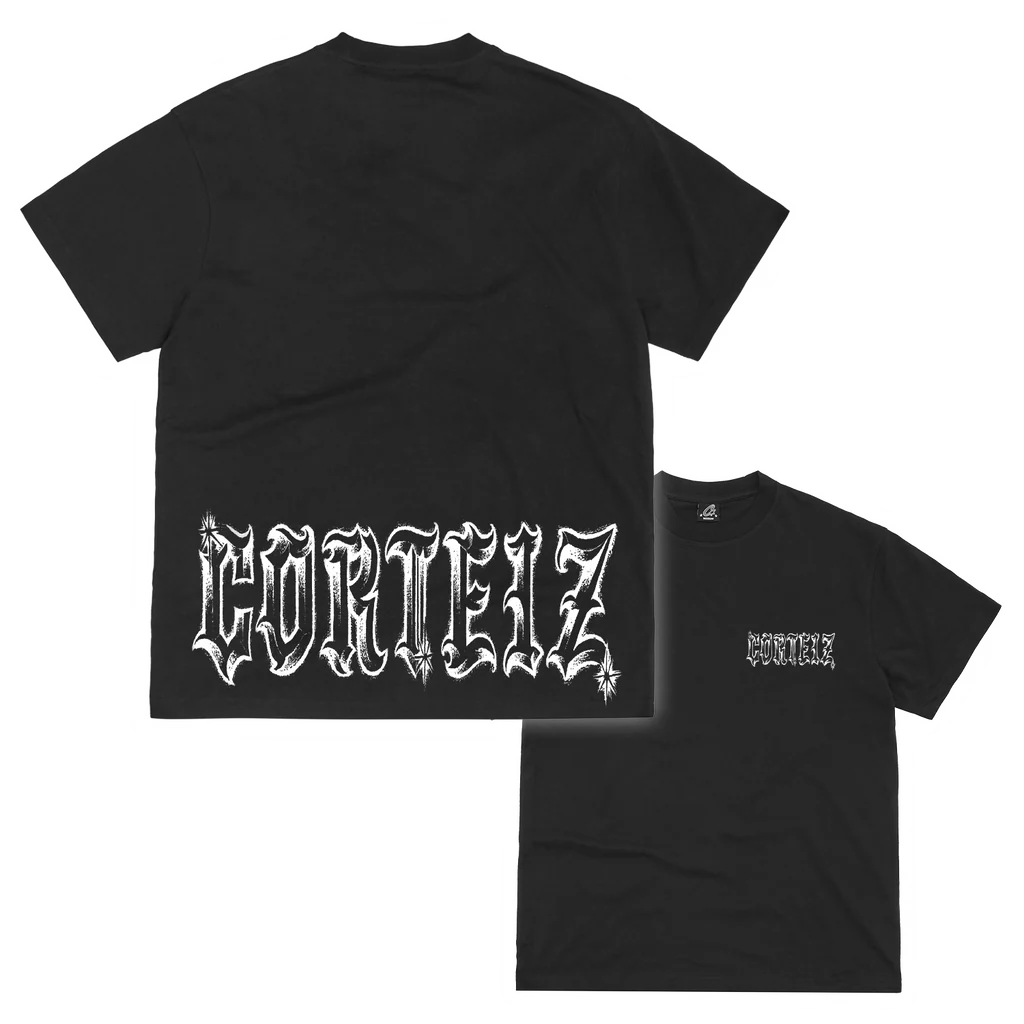 CORTEIZ GOTHIC TEE BLACK (NEW BLANK)