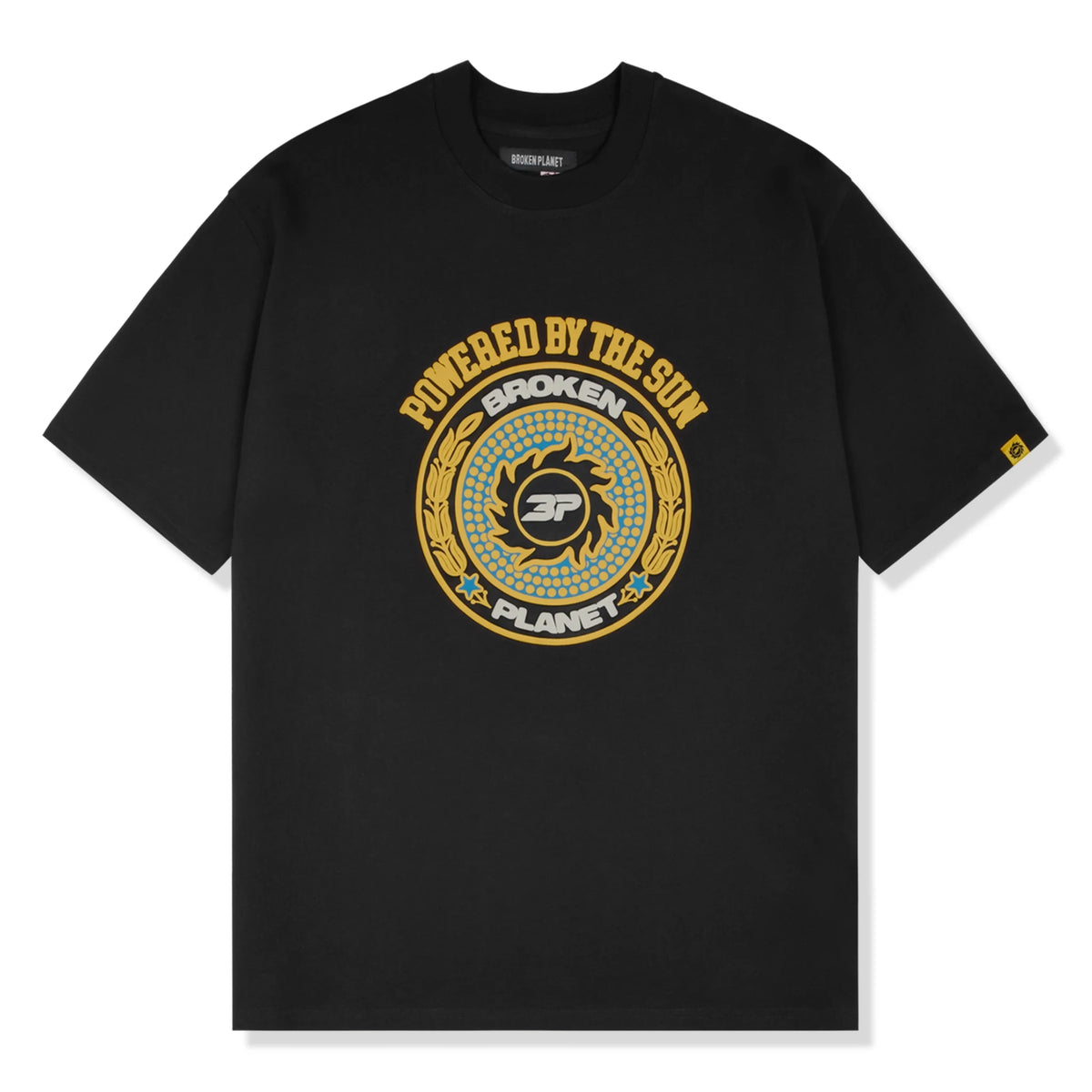 BROKEN PLANET POWERED BY THE SUN TEE BLACK
