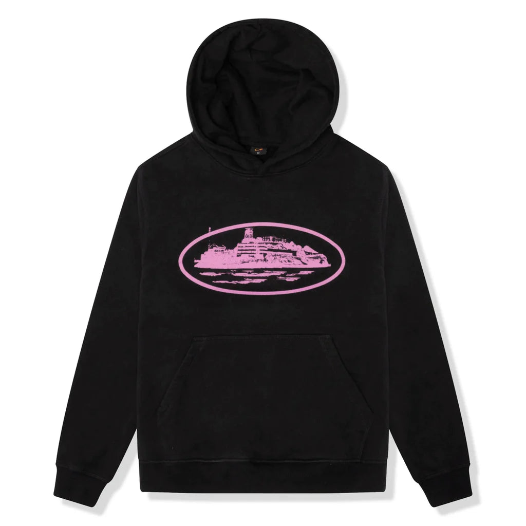 CORTEIZ ALCATRAZ HOODIE BLACK / PINK