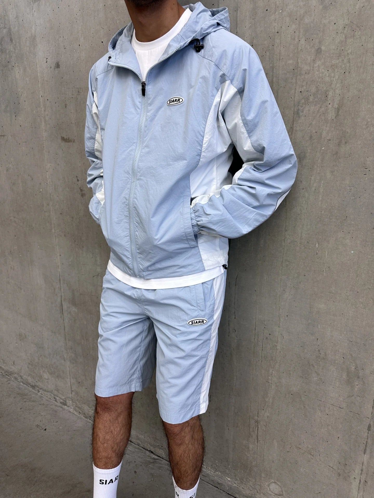 Siarr Orbit Shorts Baby Blue