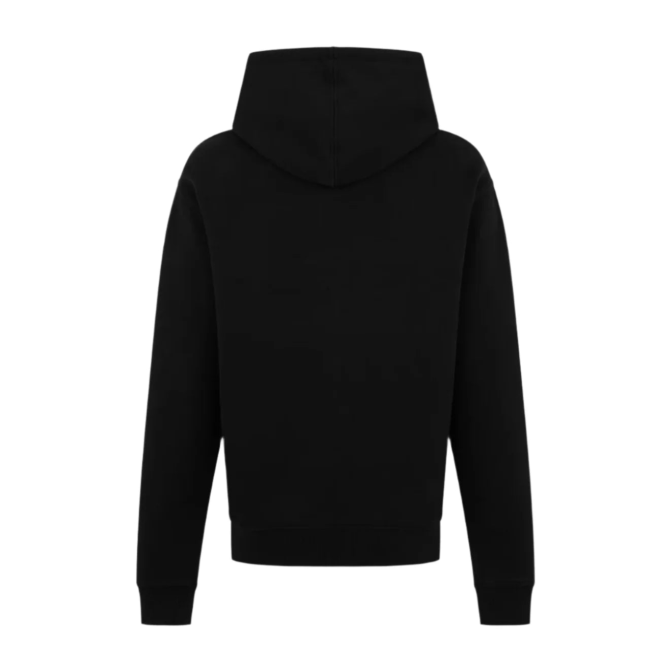 AMI Paris Embroidered Hoodie Black