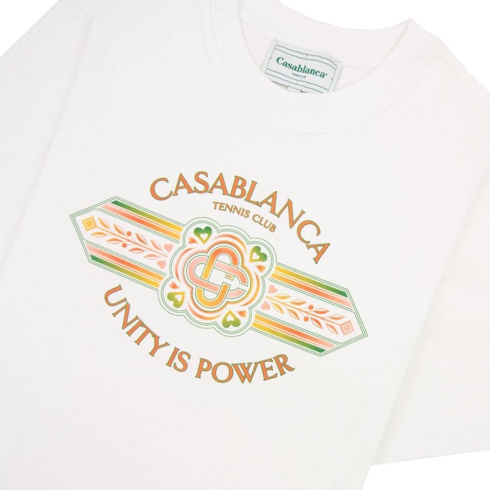 Casablanca Unity Is Power Tee White