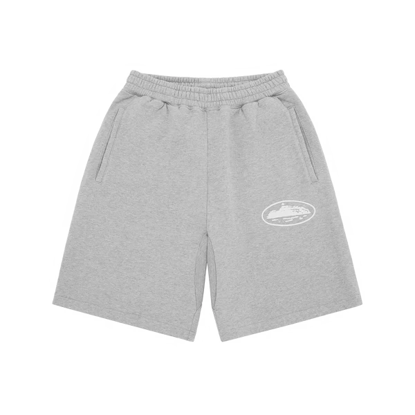 CORTEIZ PUFF PRINT SWEAT SHORTS GREY