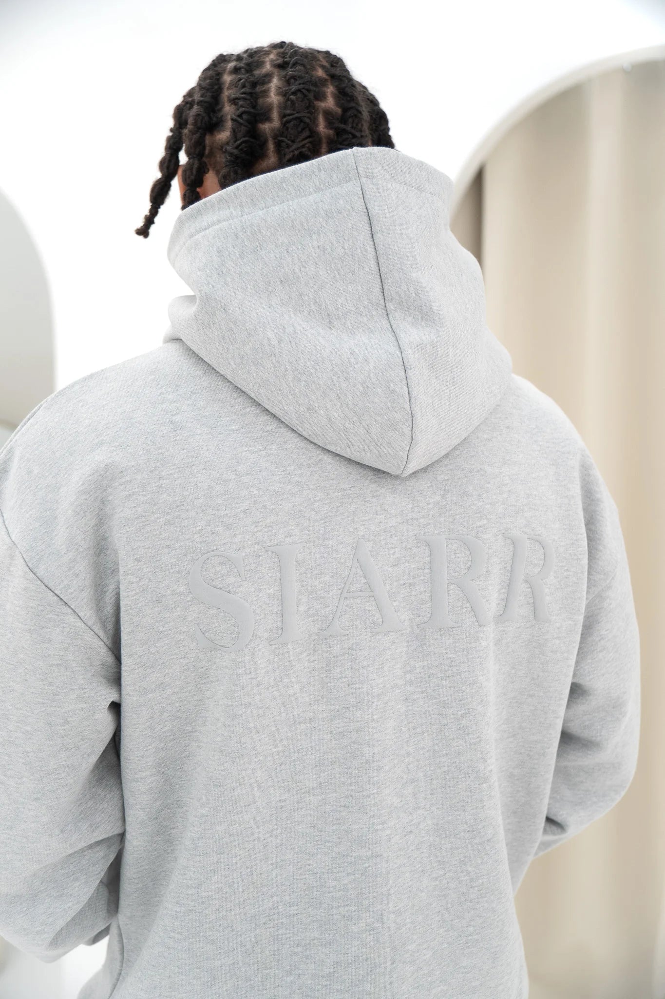 Siarr Puff Hoodie Grey
