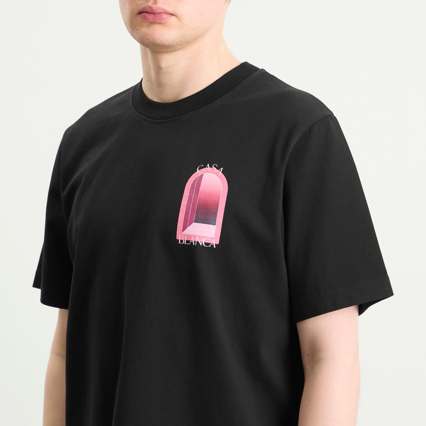 Casablanca Arches Tee Black Pink
