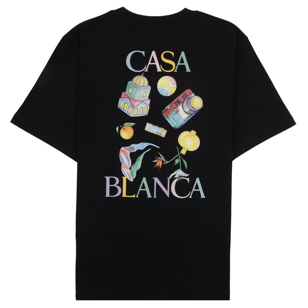 Casablanca Objets En Vrac Tee Black