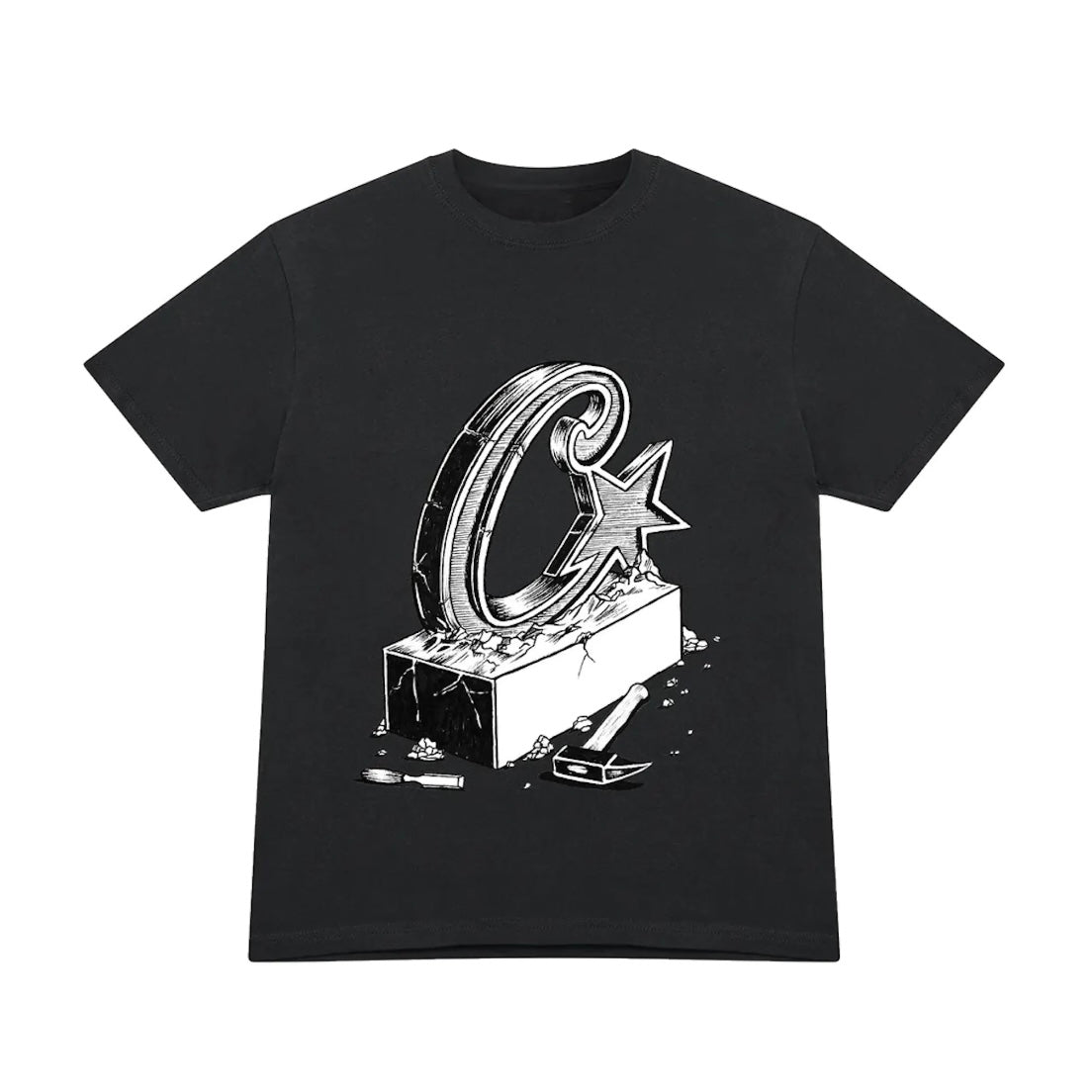 CORTEIZ CHIZEL BLACK TEE (OLD BLANK)