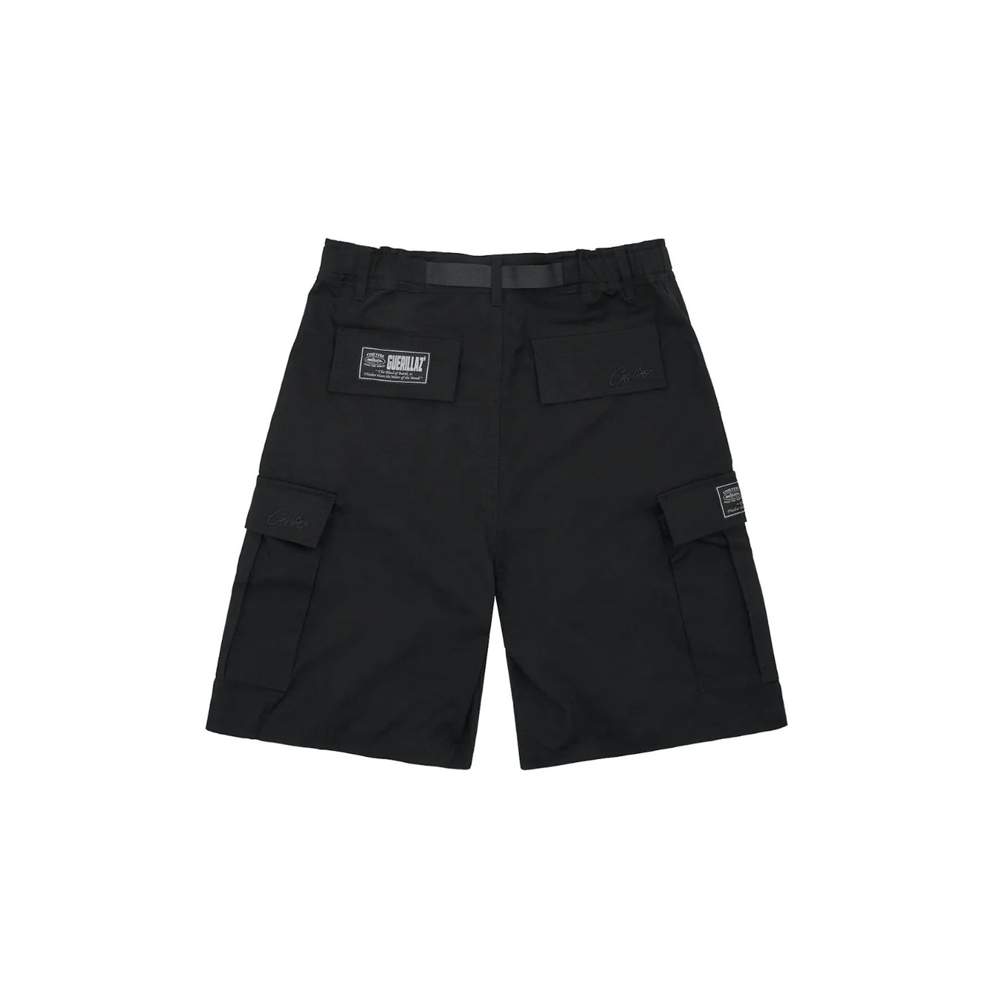 CORTEIZ GUERILLAZ CARGO SHORTS TRIPLE BLACK