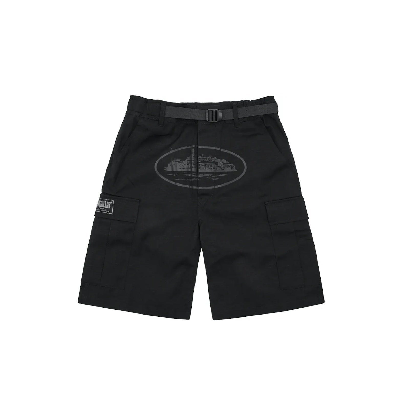 CORTEIZ GUERILLAZ CARGO SHORTS TRIPLE BLACK – Empire Glasgow