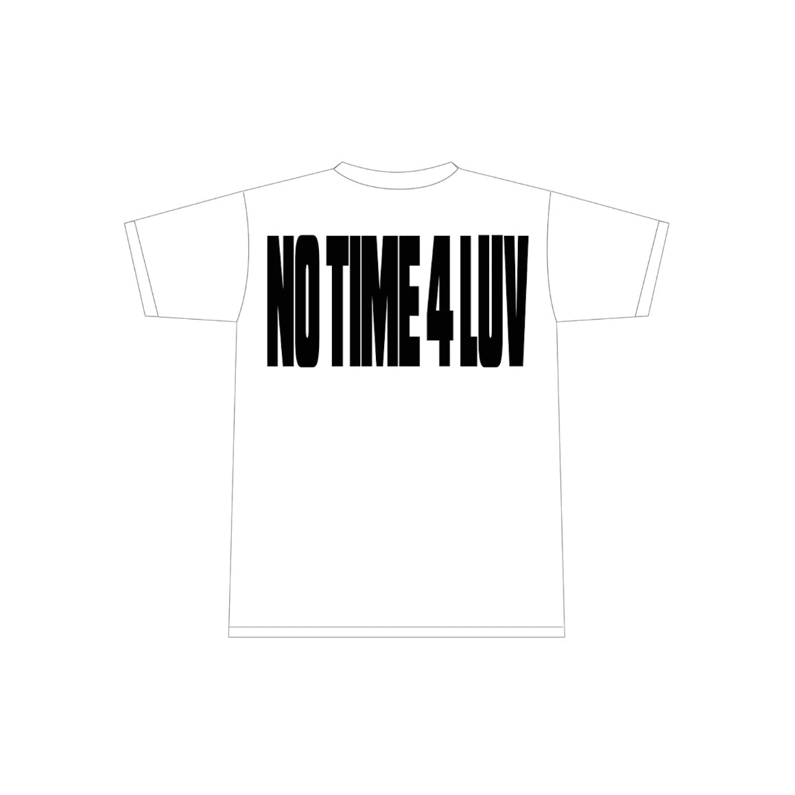 CORTEIZ NO TIME 4 LUV TEE WHITE