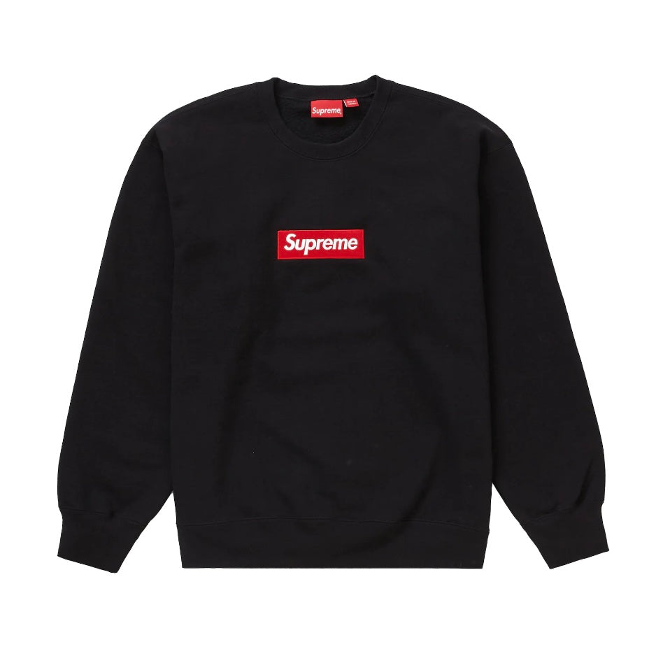 SUPREME BOX LOGO CREWNECK BLACK