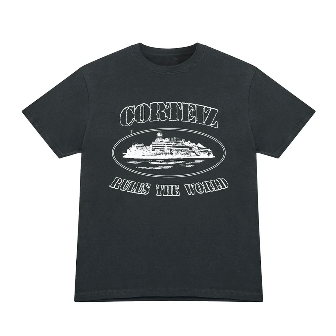 CORTEIZ ALCATRAZ TEE BLACK WHITE (OLD BLANK)