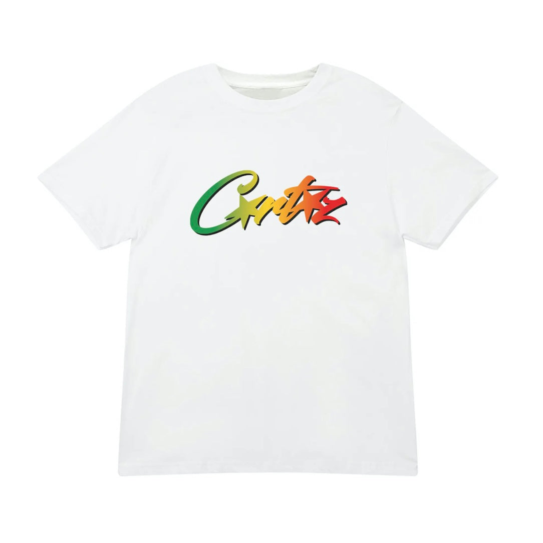 CORTEIZ ALLSTARZ CARNIVAL GRADIENT TEE WHITE (NEW BLANK)
