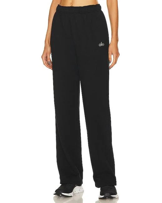 Alo Yoga Accolade Straight Leg Joggers Black