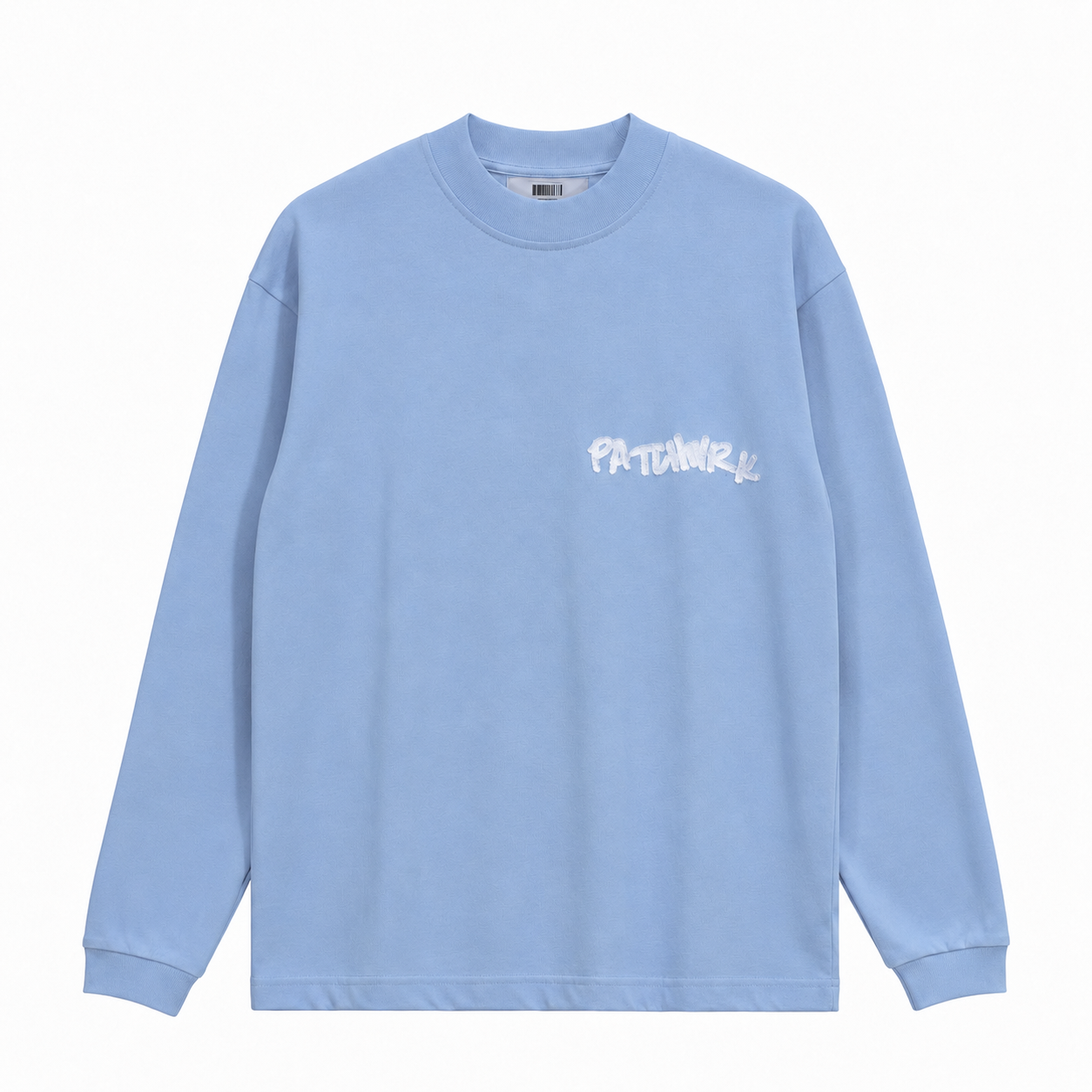 Patchwrk Classic Long Sleeve Tee Ice Blue