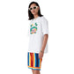 Casablanca Beach Wave Tee White