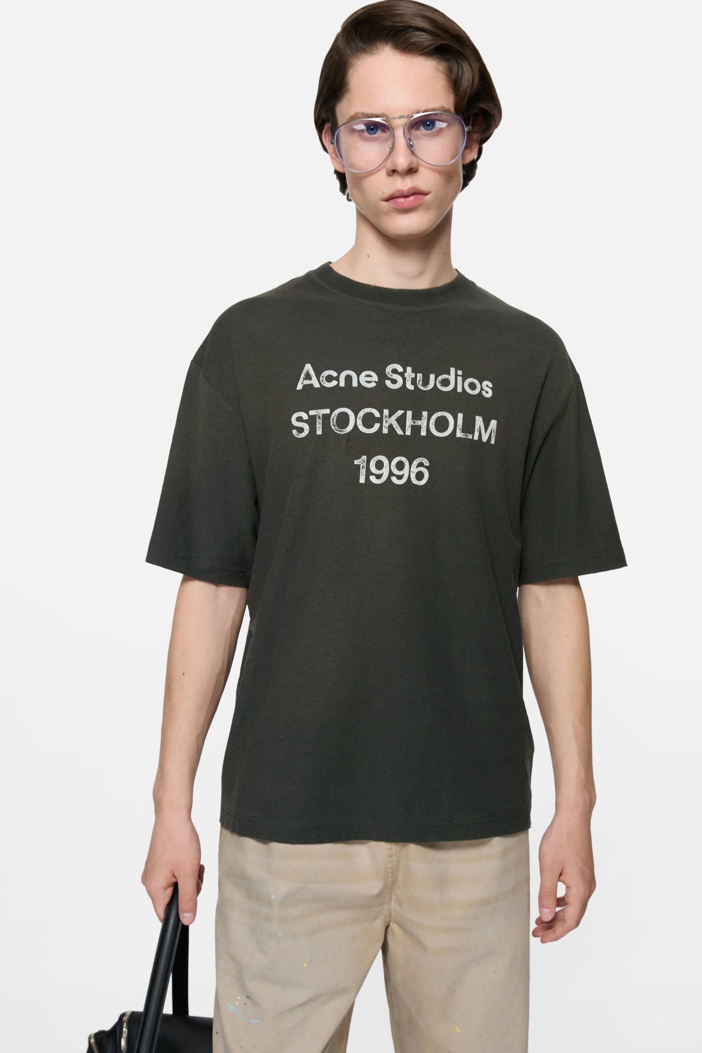 Acne Studios Stockholm 1996 Logo Tee Black