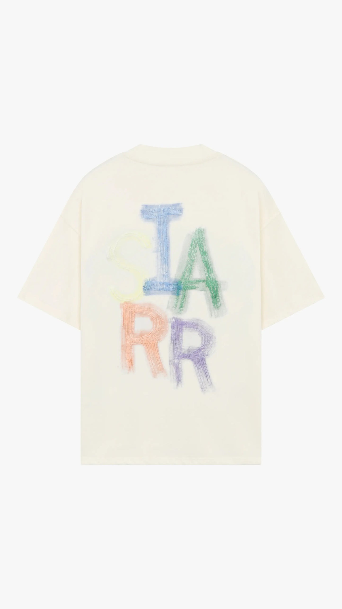 Siarr Crayon Tee White