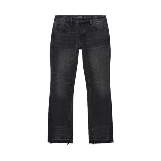 Siarr Flared Jeans Washed Black