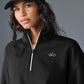 Alo Yoga Accolade Quarter Zip Pullover Black