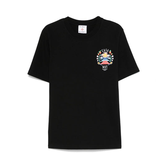 Casablanca Casa Way Mountain Tee Black