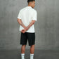 Siarr Scribble Tee White Black