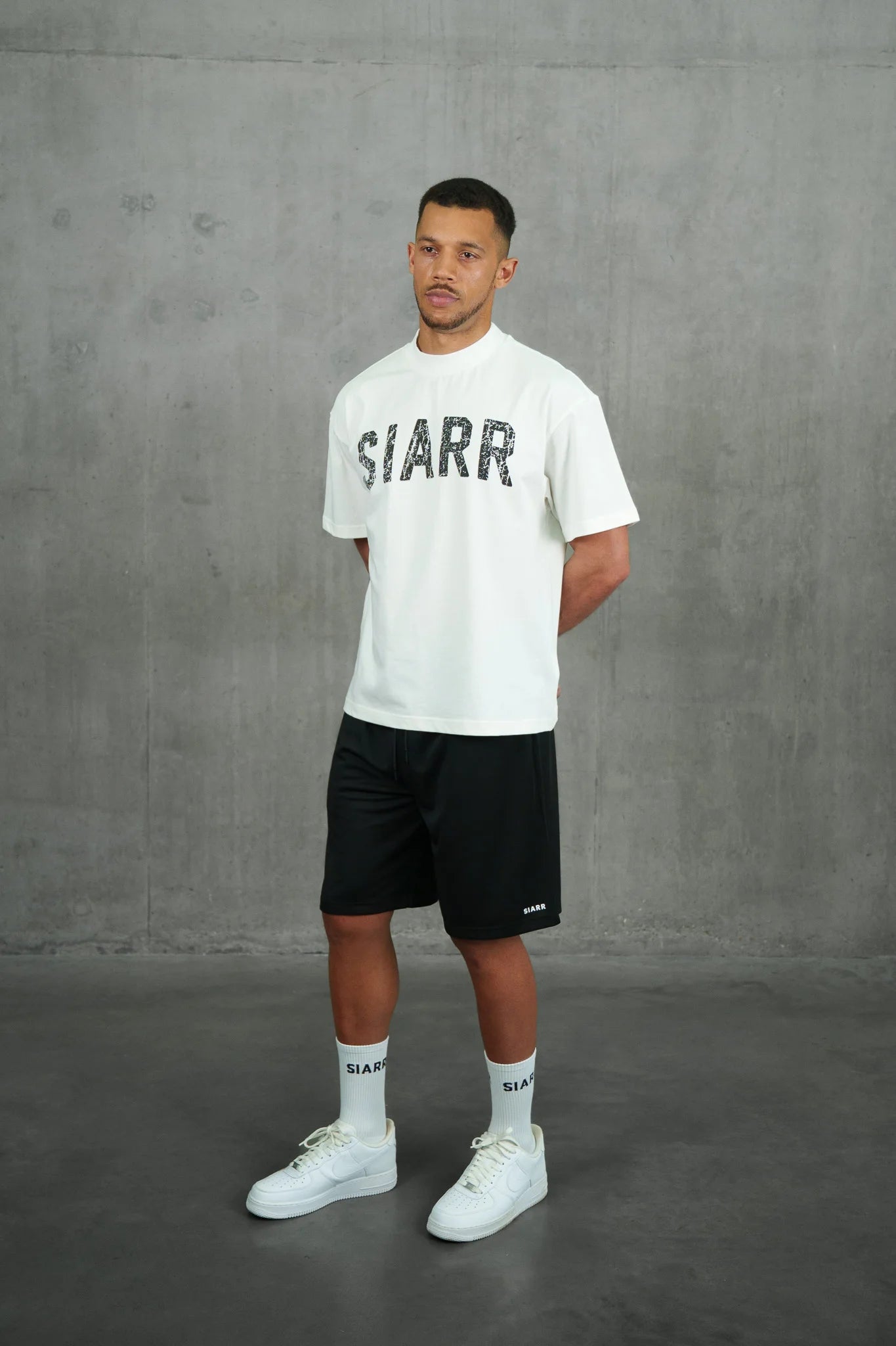 Siarr Mesh Shorts Black