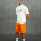 Siarr Mesh Shorts Orange