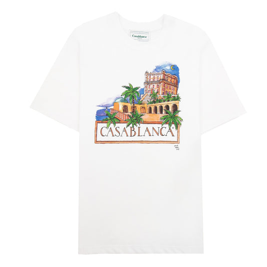 Casablanca Amour Maroc Tee White
