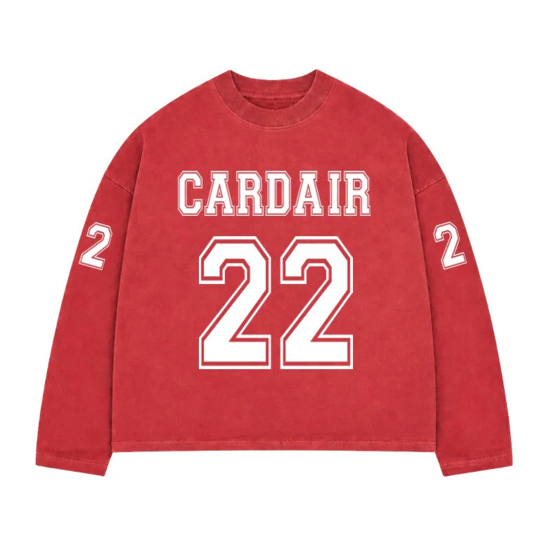 Cardair Varsity Long Sleeve Red