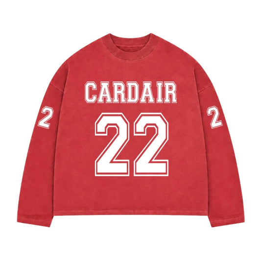 Cardair Varsity Long Sleeve Red