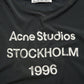 Acne Studios Stockholm 1996 Logo Tee Black