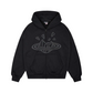 BROKEN PLANET ZIP UP HOODIE MIDNIGHT BLACK