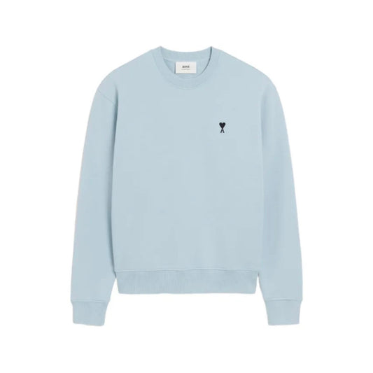 AMI Paris Embroidered Sweatshirt Light Blue